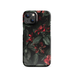 Dark Floral Snap case for iPhone