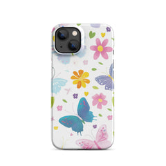 Cute Buterflies Snap case for iPhone