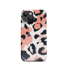 Leopard Pink Snap case for iPhone