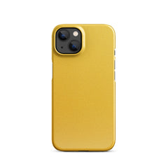 Yellow Snap case for iPhone