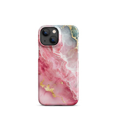 Pink Marble Snap case for iPhone