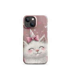 Cute Cat Snap case for iPhone