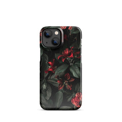 Dark Floral Snap case for iPhone