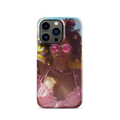 Black Girl Fashionista Snap case for iPhone