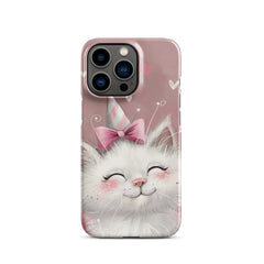 Cute Cat Snap case for iPhone