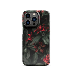 Dark Floral Snap case for iPhone