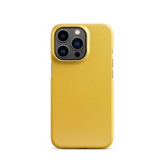 Yellow Snap case for iPhone