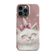 Cute Cat Snap case for iPhone