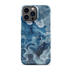 Blue watercolor Snap case for iPhone