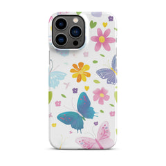 Cute Buterflies Snap case for iPhone
