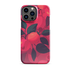 Red Fucsia Snap case for iPhone