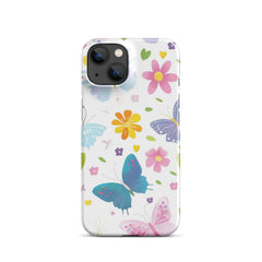 Cute Buterflies Snap case for iPhone