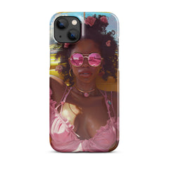 Black Girl Fashionista Snap case for iPhone