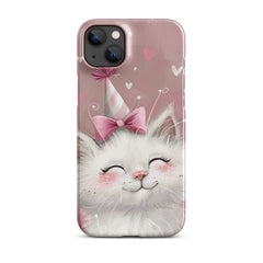 Cute Cat Snap case for iPhone