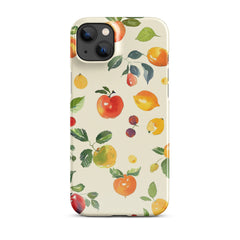 watercolor Fruits Snap case for iPhone