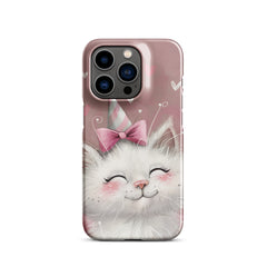 Cute Cat Snap case for iPhone