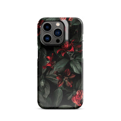 Dark Floral Snap case for iPhone