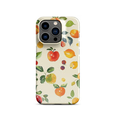 watercolor Fruits Snap case for iPhone