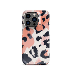 Leopard Pink Snap case for iPhone