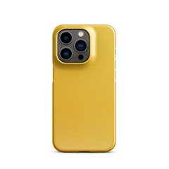 Yellow Snap case for iPhone