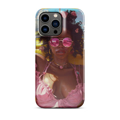 Black Girl Fashionista Snap case for iPhone