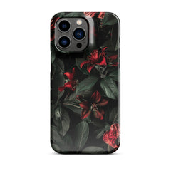 Dark Floral Snap case for iPhone