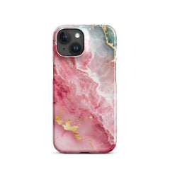 Pink Marble Snap case for iPhone