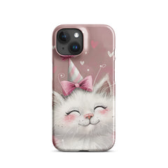 Cute Cat Snap case for iPhone