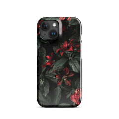 Dark Floral Snap case for iPhone