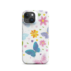 Cute Buterflies Snap case for iPhone