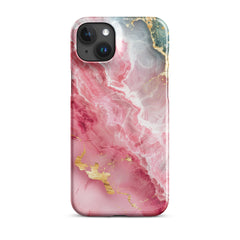 Pink Marble Snap case for iPhone