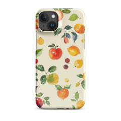 watercolor Fruits Snap case for iPhone
