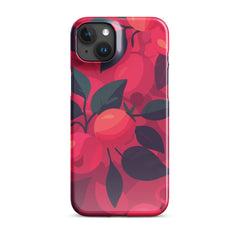 Red Fucsia Snap case for iPhone