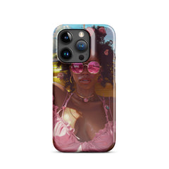 Black Girl Fashionista Snap case for iPhone