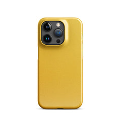 Yellow Snap case for iPhone
