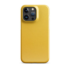 Yellow Snap case for iPhone