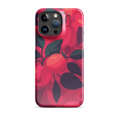 Red Fucsia Snap case for iPhone