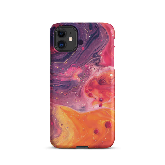 Rainbow Swirl Snap case for iPhone