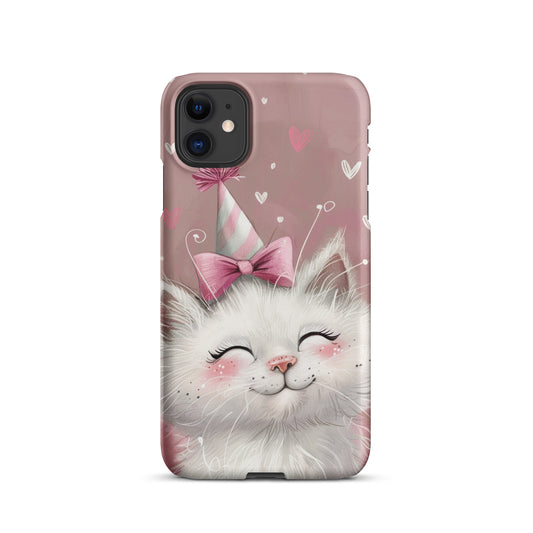 Cute Cat Snap case for iPhone