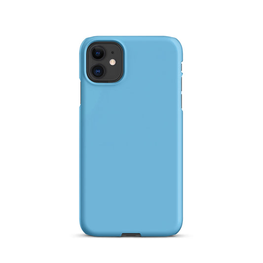 Aqua Blue Snap case for iPhone