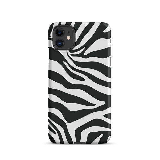 Zebra Skin Snap case for iPhone