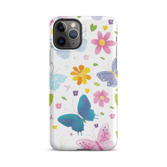 Cute Buterflies Snap case for iPhone