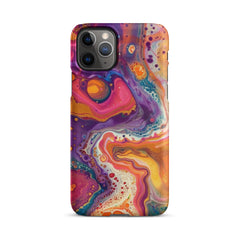 Rainbow Swirling Snap case for iPhone