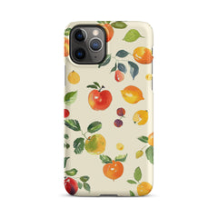 watercolor Fruits Snap case for iPhone
