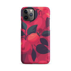 Red Fucsia Snap case for iPhone