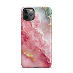 Pink Marble Snap case for iPhone