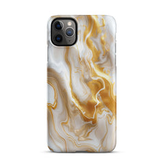 Gold Marble Snap case for iPhone