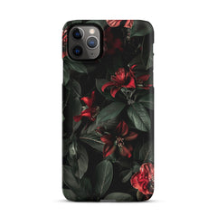 Dark Floral Snap case for iPhone