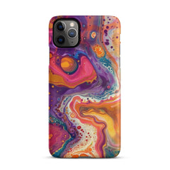 Rainbow Swirling Snap case for iPhone