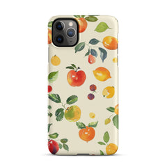 watercolor Fruits Snap case for iPhone